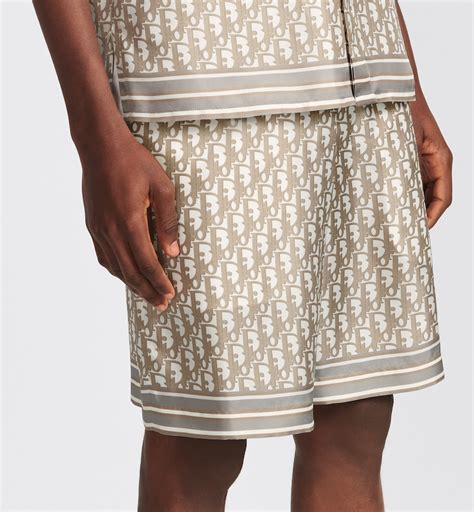 dior silk shorts